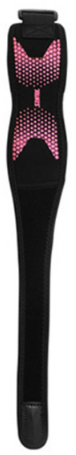 AOLIKES 奧力克斯 7921炫彩髕骨帶 適用腿圍 27-39cm 重量 30g 各類健身運動及日常使用, 粉色, 1個