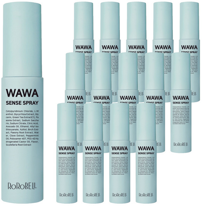 로로벨 구취제거 와와 센스 구강스프레이, 10ml, 15개