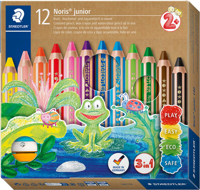 스테들러 140 노리스주니어 색연필, 12색, 1개