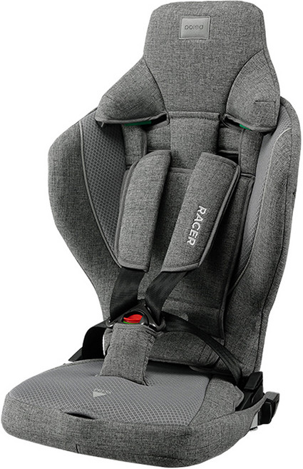 폴레드 레이서 휴대용 영유아카시트 일체형, 맨하탄그레이