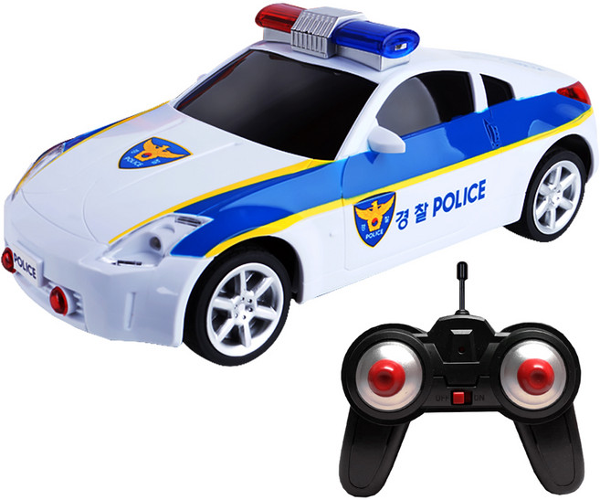 토이게이트 1:18 무선조종 경찰차 RC카 어린이 장난감, 혼합색상, 1개