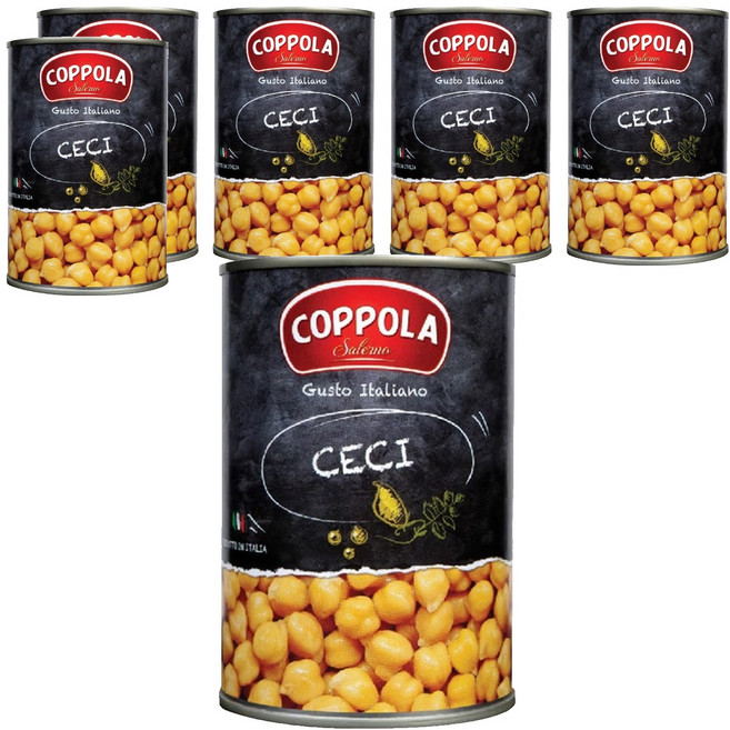 COPPOLA 柯波拉 義大利天然鷹嘴豆, 400g, 6罐
