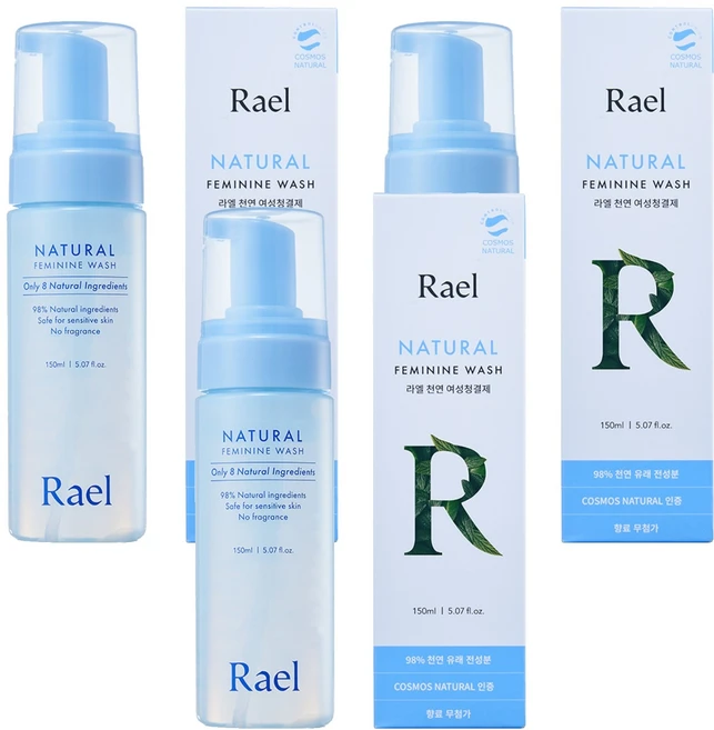 라엘 천연 여성청결제, 150ml, 3개 - 쿠팡