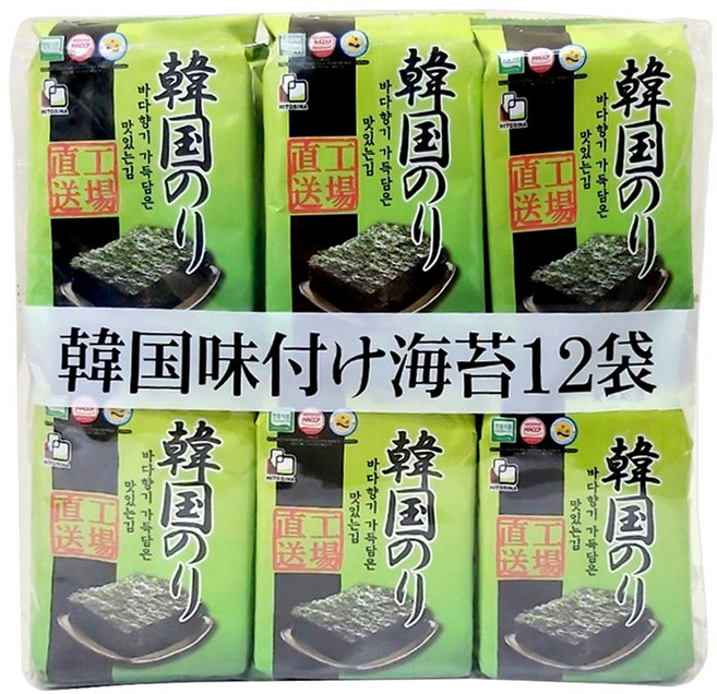 orionjako 韓國味付海苔, 42g, 1袋