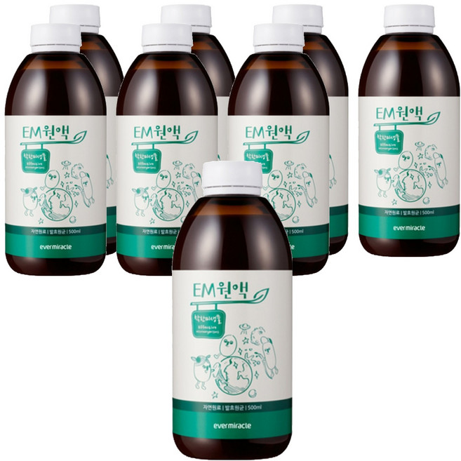 에버미라클 EM 발효원액, 500ml, 8개