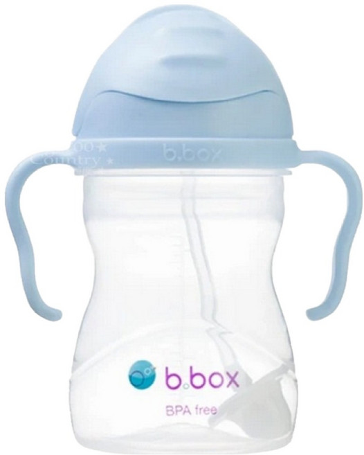 b.box 防漏學習水杯 240ml, 1個, 馬卡龍藍