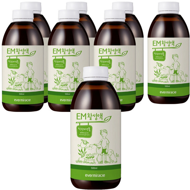 에버미라클 EM 활성액, 500ml, 8개