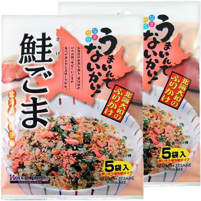 HOKKAI YAMATO 北海鮭魚芝麻香鬆, 15g, 2袋