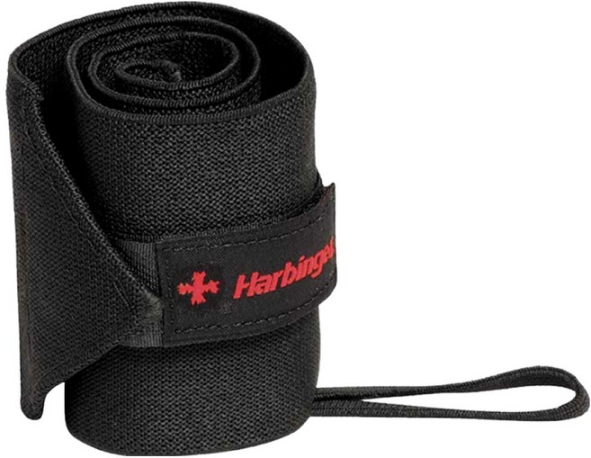 하빈져 프로 리스트랩 양손세트, 1세트, 블랙