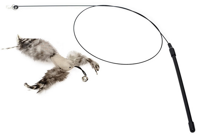 鋼絲逗貓棒, 小鳥, 1支