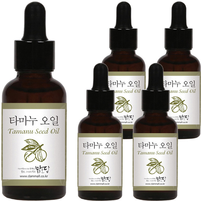 맑을담 타마누 오일, 30ml, 5개