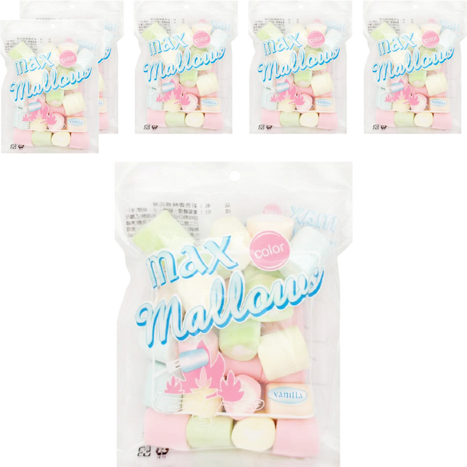 卜祥 香烤彩色棉花糖, 150g, 6包