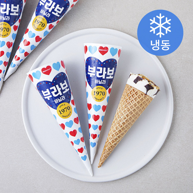 해태아이스 부라보 바닐라 (냉동), 160ml, 5개입, 1개