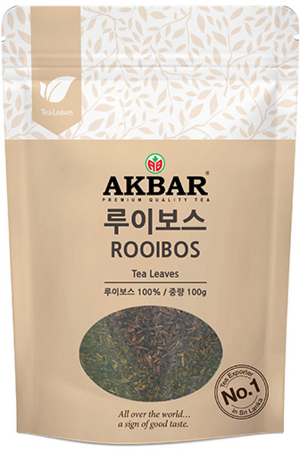 아크바 루이보스 허브티 잎차, 100g, 1개입, 1개