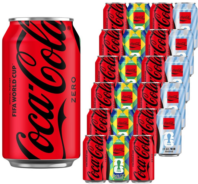 코카콜라 제로, 350ml, 24개