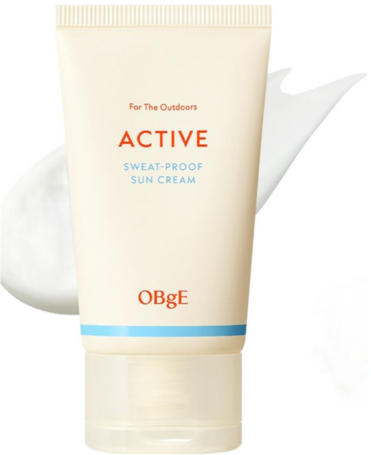 오브제 액티브 스웨트프루프 선크림 SPF50+ PA++++, 1개, 50ml