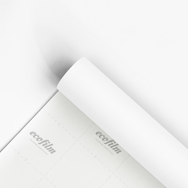 에코필름 에어프리 접착식 무광 인테리어 필름, 클린화이트 SC21