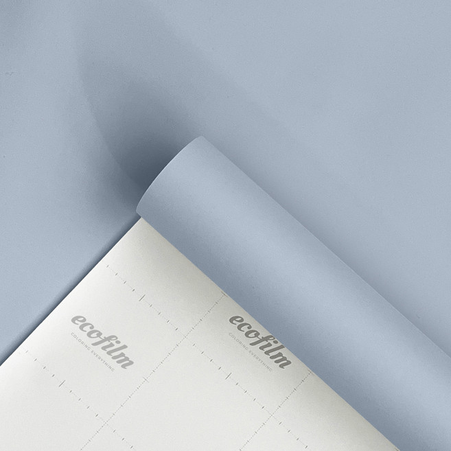 에코필름 에어프리 접착식 무광 인테리어 필름, 14. 클라우디블루 SC19