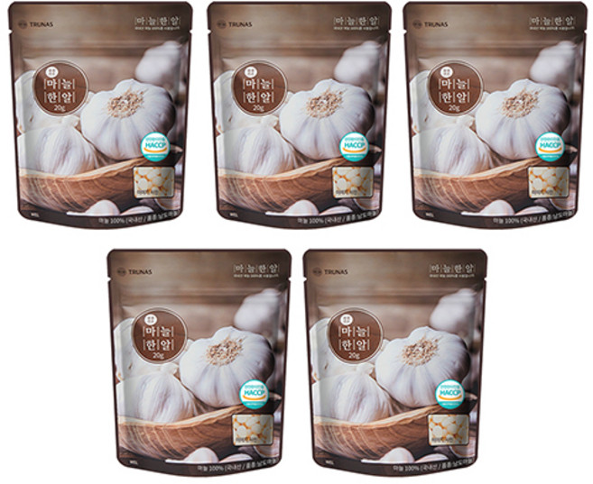 簡易調味大蒜20g 5袋, 20g, 1