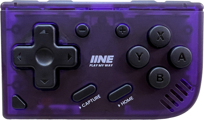 IINE 良值 迷你復古手把, L1013, 透紫色, 1個