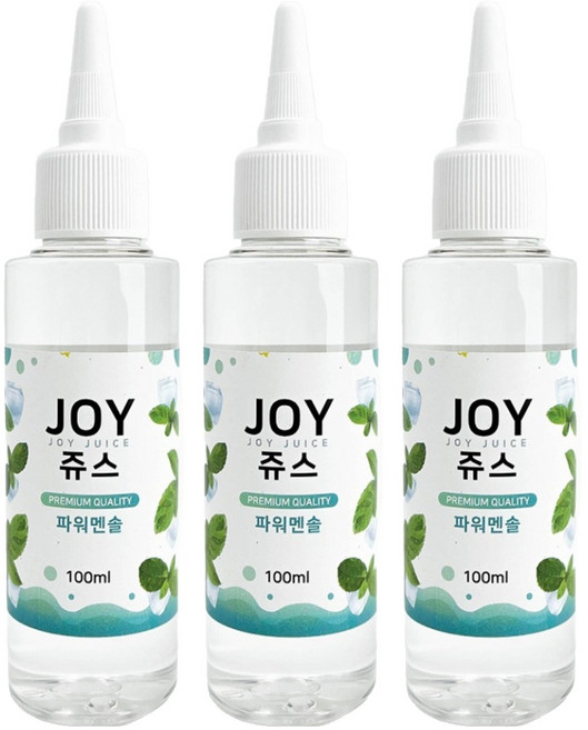 아로마조이 조이쥬스 슬라임 향료 100ml, 3개, 파워멘솔