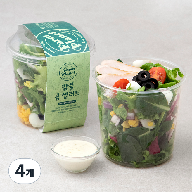 팜플래닛 팜플 콥 샐러드, 205g, 4개