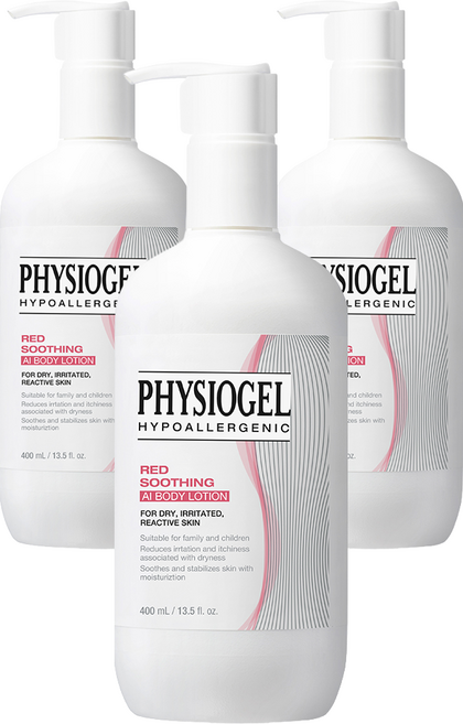 피지오겔 레드수딩 AI 바디로션, 400ml, 3개