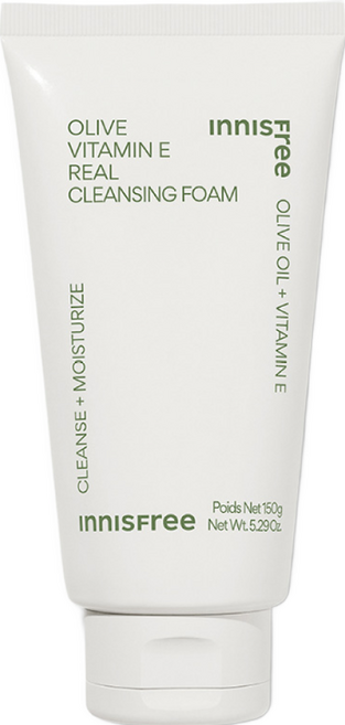 INNISFREE 台灣公司貨 橄欖維他命E潔面乳, 150g, 1條