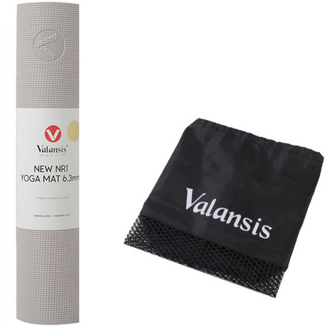 밸런시스 NEW NR1 매트 + 가방, 퍼플그레이, 1세트