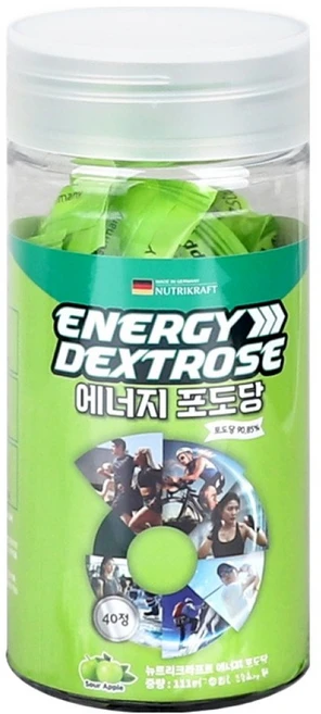 뉴트리크라프트 에너지 포도당, 40정, 1개 - 쿠팡
