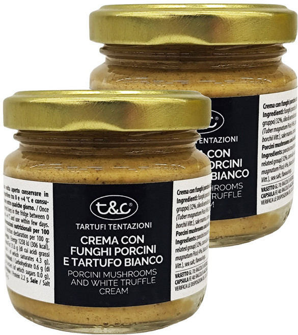 t&c 義大利松露牛肝菌醬, 80g, 2罐
