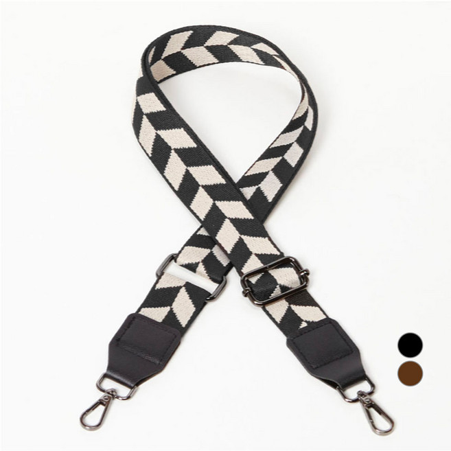 라라피엘 패턴 웨빙 가방 스트랩