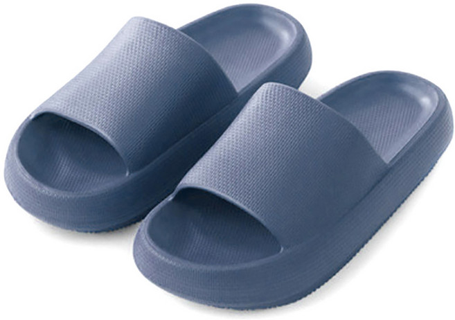 마켓플랜 통통 거실 실내화, 네이비, 1세트