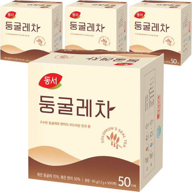 DONGSUH 東西食品 玉竹茶包, 1.2g, 50包, 4盒