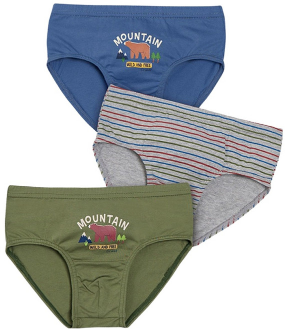 크리켓 트라이 남아용 삼각 팬티 3종 세트 CBPDG52