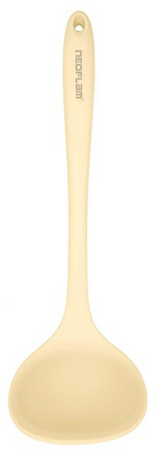 NEOFLAM PREMIUM 矽銀湯勺, 香草雪酪, 1支