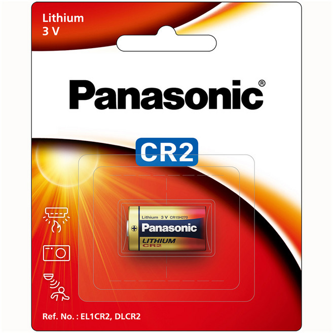 Panasonic 筒型鋰電池 CR2/1B, 1入, 1個