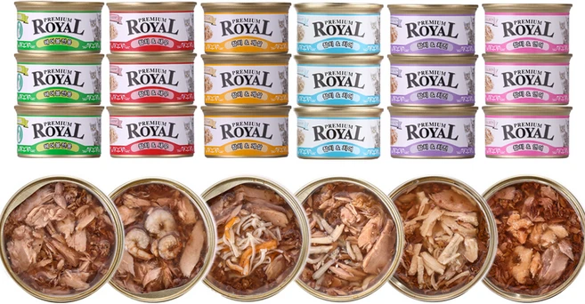 펫스토리로얄 프리미엄 고양이 캔 사료, 85g, 24개 - 쿠팡