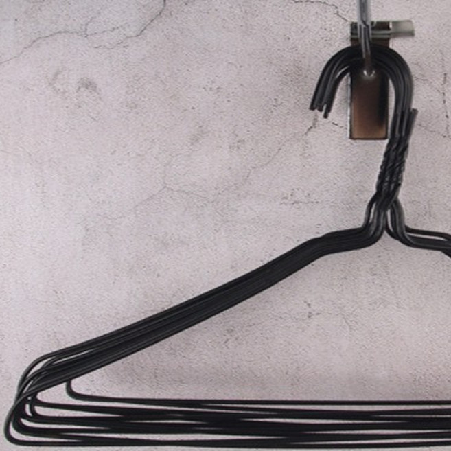 코디스 슬림 신형 세탁소 옷걸이, 블랙, 50개