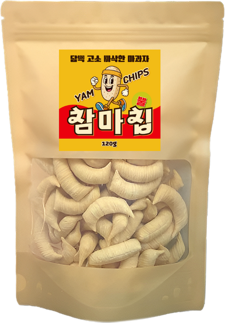 뿔 참마칩, 1개, 120g