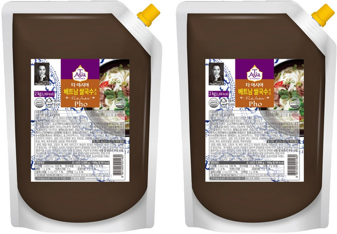 티아시아키친 베트남 쌀국수 소스, 2개, 2kg