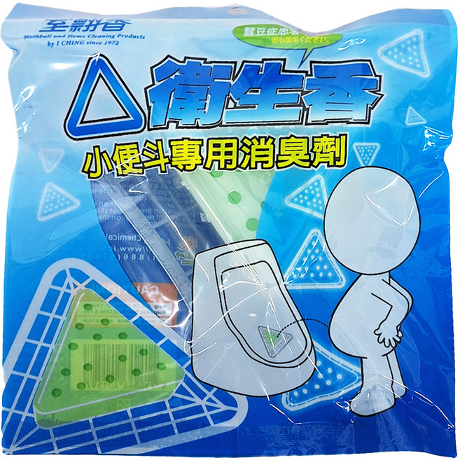 室翲香 三角小便斗專用消臭劑 PARA P159C, 90g, 12個, 衛生香