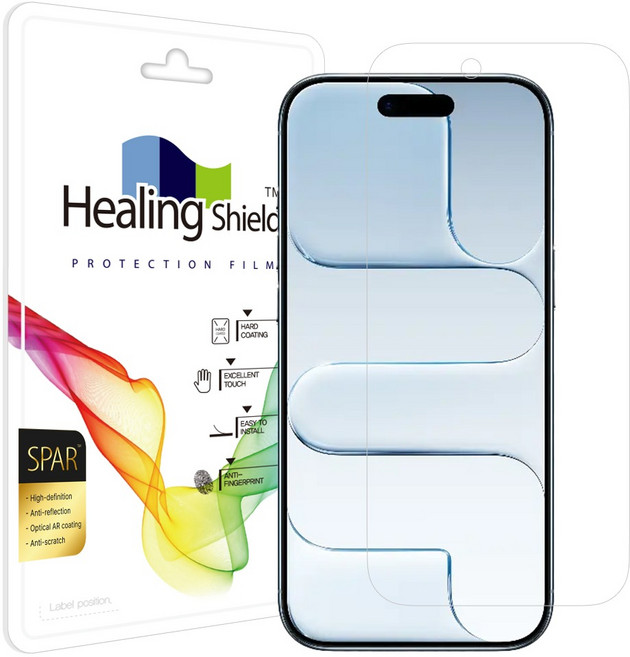 힐링쉴드 에어 슈페리어 AR 고화질 액정보호필름 세트, 1세트