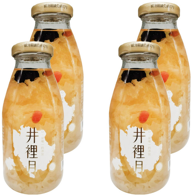 GULIUGULIU 谷溜谷溜 井裡月銀耳露, 295ml, 4罐