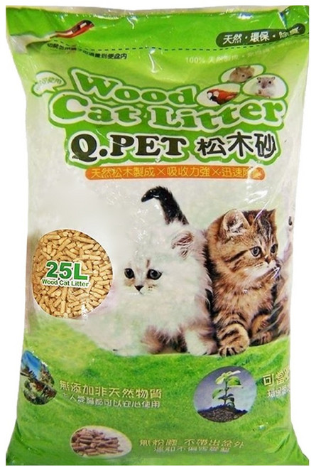 Q.PET House 松木砂 034170, 25L, 1包, 松木香氣