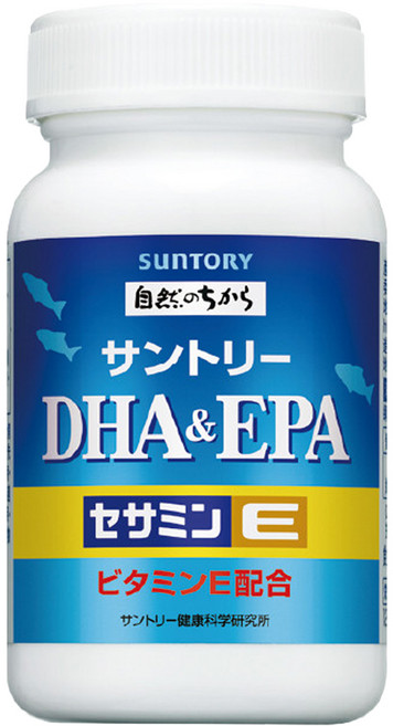 SunTORY 三得利 台灣公司貨 魚油DHA&EPA, 415mg, 120顆, 1罐