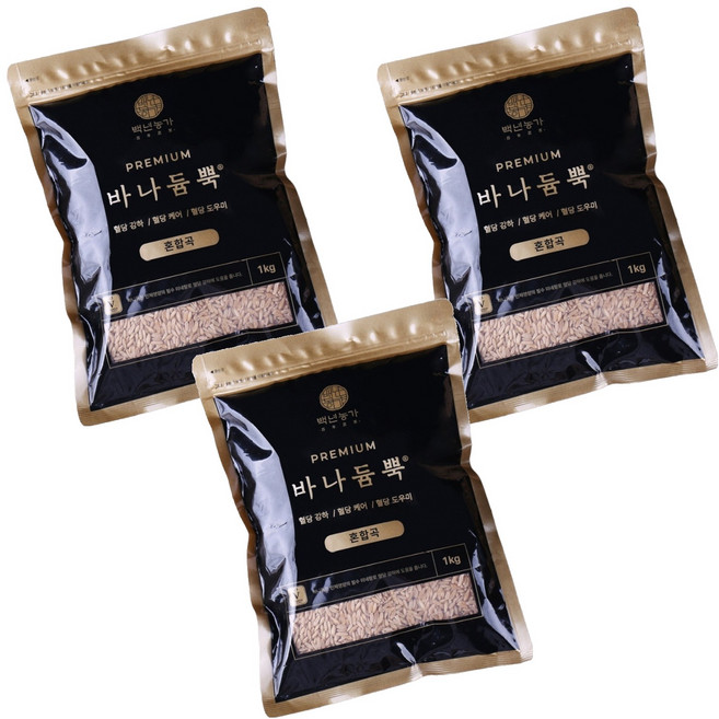 백년농가 바나듐뿍 혼합곡, 3개, 1kg