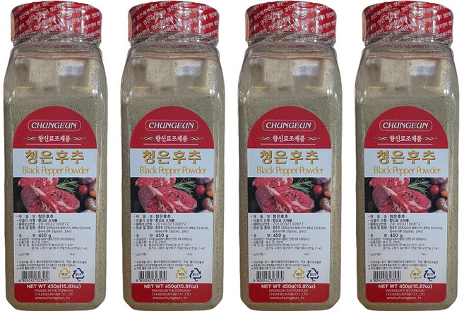 青銀F&B 青銀胡椒, 450g, 4個