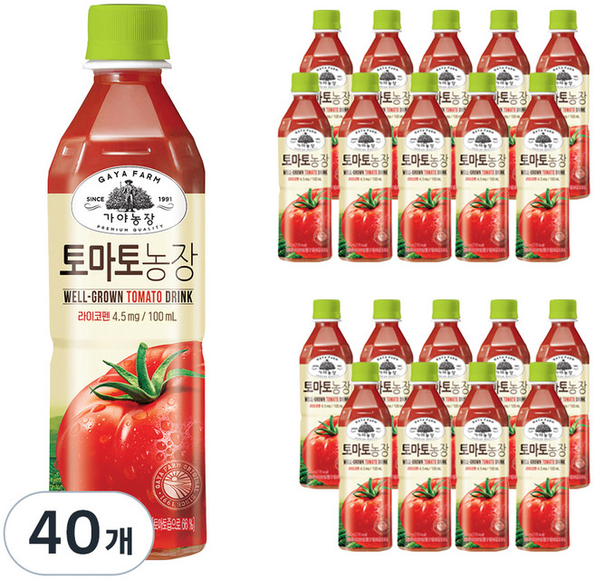 가야농장 토마토농장, 500ml, 40개