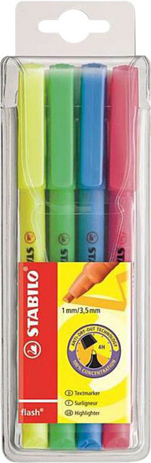 플래쉬 형광펜4C 세트, 단품, 1세트